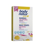 Body Natur Bandas Cera Facial Camomila 16 Uds.