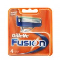 Gillette Fusion Recambios 4 Uds.