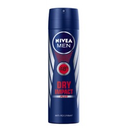 Nivea For Men Dry Impact Desodorante Spray 200 ml.
