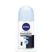 Nivea desodorante roll on invisible blanco y negro fresco 50 ml.