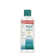 Flex champu 650 + 100 ml purificante cabellos grasos