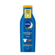 nivea leche f50+ 400 ml.