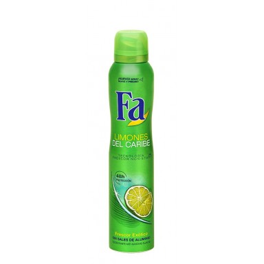 Fa Caribean Lemon Desodorante Spray 200 ml.