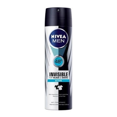 Nivea men invisible active desodorante spray 200 ml
