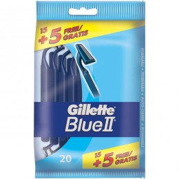 Gillette Blue II maquinilla de afeitar desechable 15 + 5 gratis