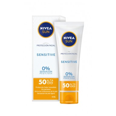 nivea crema facial sensitive F50 50 ml. sin perfume