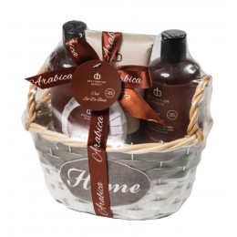 Perfumanía set baño Coco cesta de ratán (5 piezas) ref.MK817153