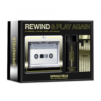 Springfield Rewind & Play Again Black him edt 100 ml vp + cool spray 100 ml vp