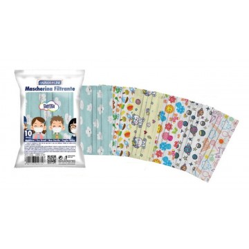 MASCARILLA HIGIENICA INFANTIL 10 UNIDADES 3 CAPAS