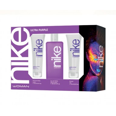 Nike woman Ultra Purple edt 100 ml vapo + gel 75 ml + body lotion 75 ml