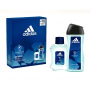 Adidas men UEFA Champions League edt 100 vapo + gel 250 ml