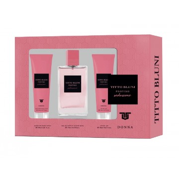 Titto Bluni Profumo Seduzione donna edt 75 ml vapo + gel 75 ml + body lotion75ml