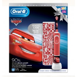 oral-b vitality cepillo electrico pack kids(cepillo Cars + funda viaje Cars)