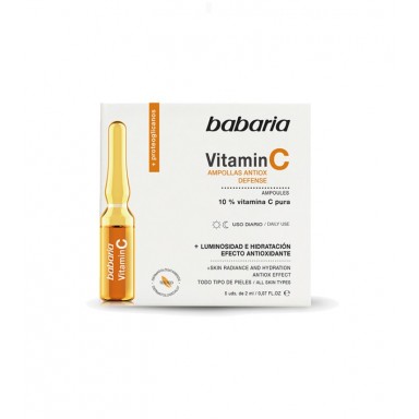 Babaria ampollas Vitamin C Antiox Defense 5 uds.