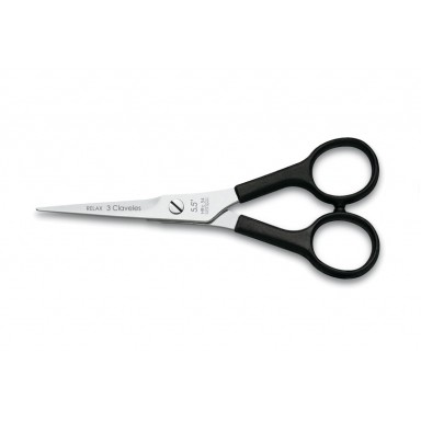 3 claveles tijera de peluqueria relax R12614