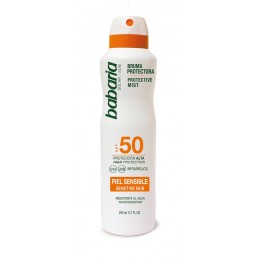 Babaria bronceador 200 ml bruma piel sensible F-50+
