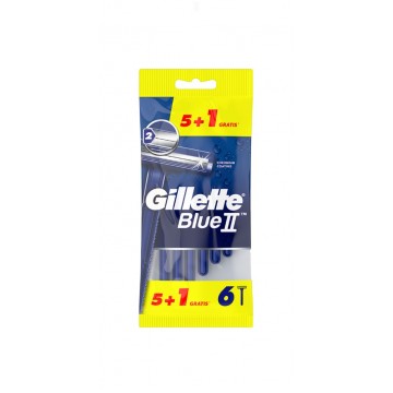 Gillette Blue II Maquinilla de Afeitar 5 + 1 Uds.
