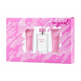 Farala edt 75 ml vapo + body lotion 75 ml + gel de baño 75 ml