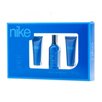Nike man Viral Blue edt 100 ml vapo + masaje 75 ml + gel baño 75 ml
