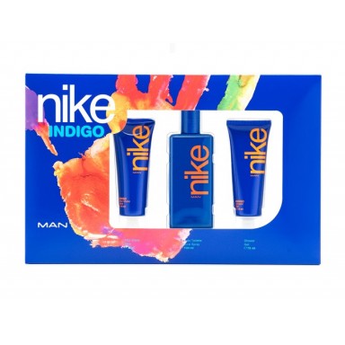 Nike Man Indigo edt 100 ml vapo + masaje 75 ml + gel de ba&ntilde;o 75 ml