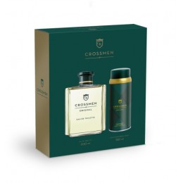 crossmen edt 200 ml + desodorante spray 150 ml