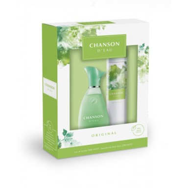 Chanson D'eau edt 100 ml vaporizador + desodorante spray 200 ml
