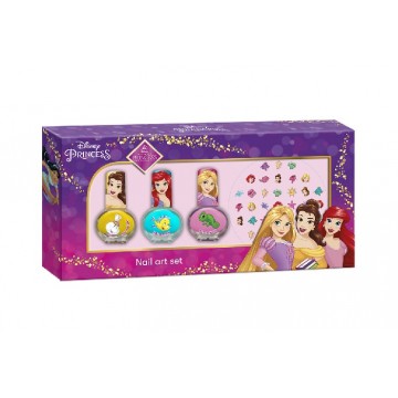 Disney Princesas estuche (esmaltes + pegatinas)