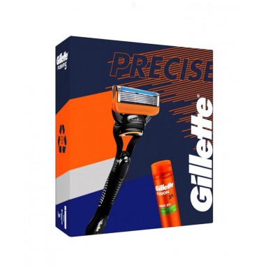 Gillette pack Fusion 5 (maquinilla + recambio + gel afeitar sensitive 200 ml)