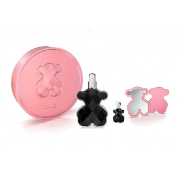 Tous Love Me The Onyx Parfum 90 ml + espejo + miniatura + lata