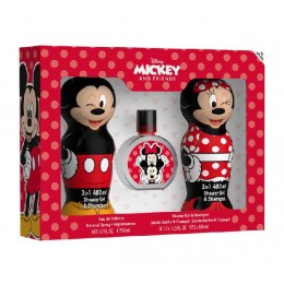 Mickey & Minnie set edt 50 ml + 2 gel-champu 400 ml