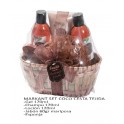 Perfumanía set baño Coco cesta tejida (4 piezas) ref.MK822218