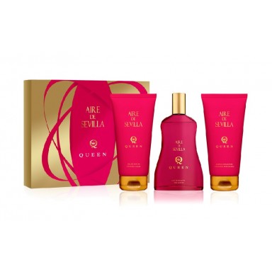 Aire de Sevilla Queen Girl edt 150 vapo + crema hidratante 100 ml + gel 100 ml