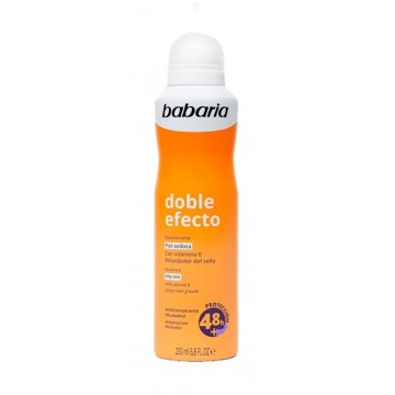 Babaria Doble Efecto Desodorante Spray 200 ml.