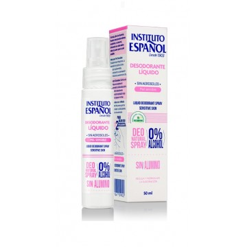 Instituto Espa&ntilde;ol piel sensible Desodorante liquido en spray 50 ml.