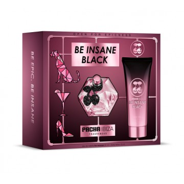 Pacha Be Insane Black Her estuche(edt 80ml + body lotion 75 ml)