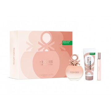 Benetton Colors Rose edt 50 ml vapo + body lotion 75 ml + edt 10 ml vapo