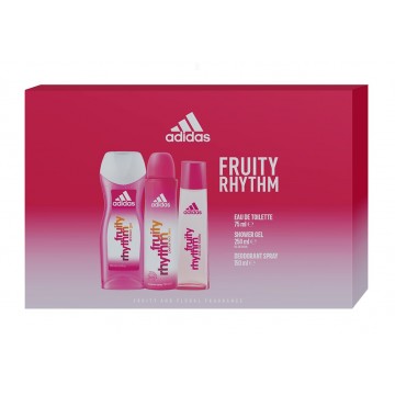 Adidas Fruity Rhythm edt 75 ml+desodorante spray 150 ml+gel 250 ml