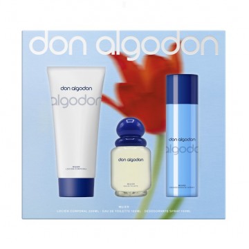 Don Algod&oacute;n edt 100 ml vapo + desodorante spray 150 ml + locion corporal 150 ml
