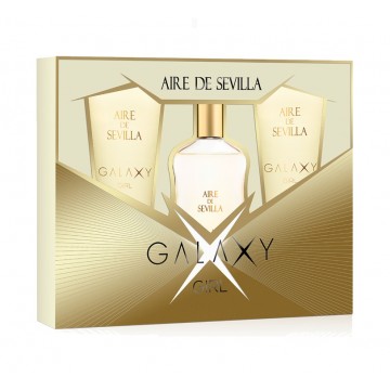 Aire de Sevilla Galaxy Girl edt 150 vapo + crema hidratante 100 ml + gel 100 ml