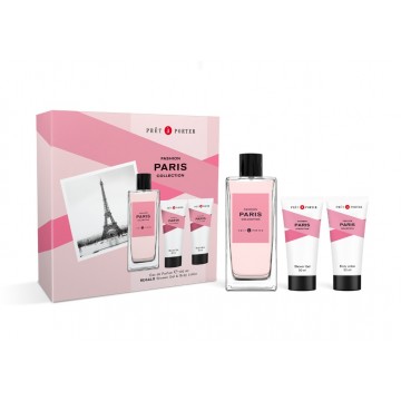 Pret a Porter Paris edt 100 ml + gel 50 ml + locion corporal 50 ml