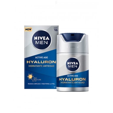 Nivea Men Crema Hyaluron hidratante antiedad F15 50 ml