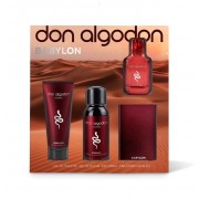 Don Algodón Hombre Babylon edt 30ml vapo+gel 75ml+desodorante 100ml+tarjetero