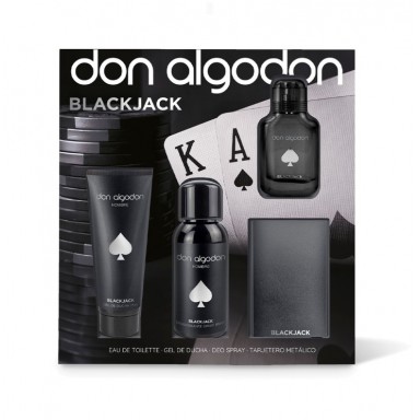 Don Algod&oacute;n Hombre B.Jack 30ml vapo+gel ducha 75ml+desodorante 100ml+tarjetero