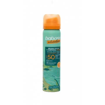 Babaria 75 ml bruma facial y corporal F50 adventure