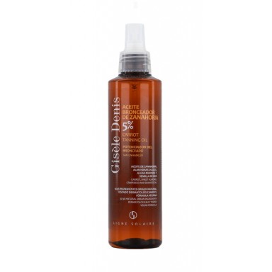 gisele denis 200 ml. aceite bronceador de zanahoria