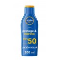 nivea sun leche protege & hidrata f50 200 ml.