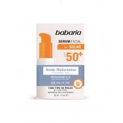 Babaria solar 30 facial serum hialuronico spf 50
