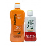 Babaria bronceador 200 ml leche aloe vera F-30 + after sun 100ml