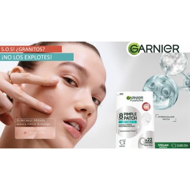 Granier Pure Active Pimple Patch invisible 22 uds para granitos