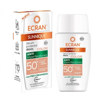 ecran sun serum con color spf-50+ 50 ml. anti imperfecciones